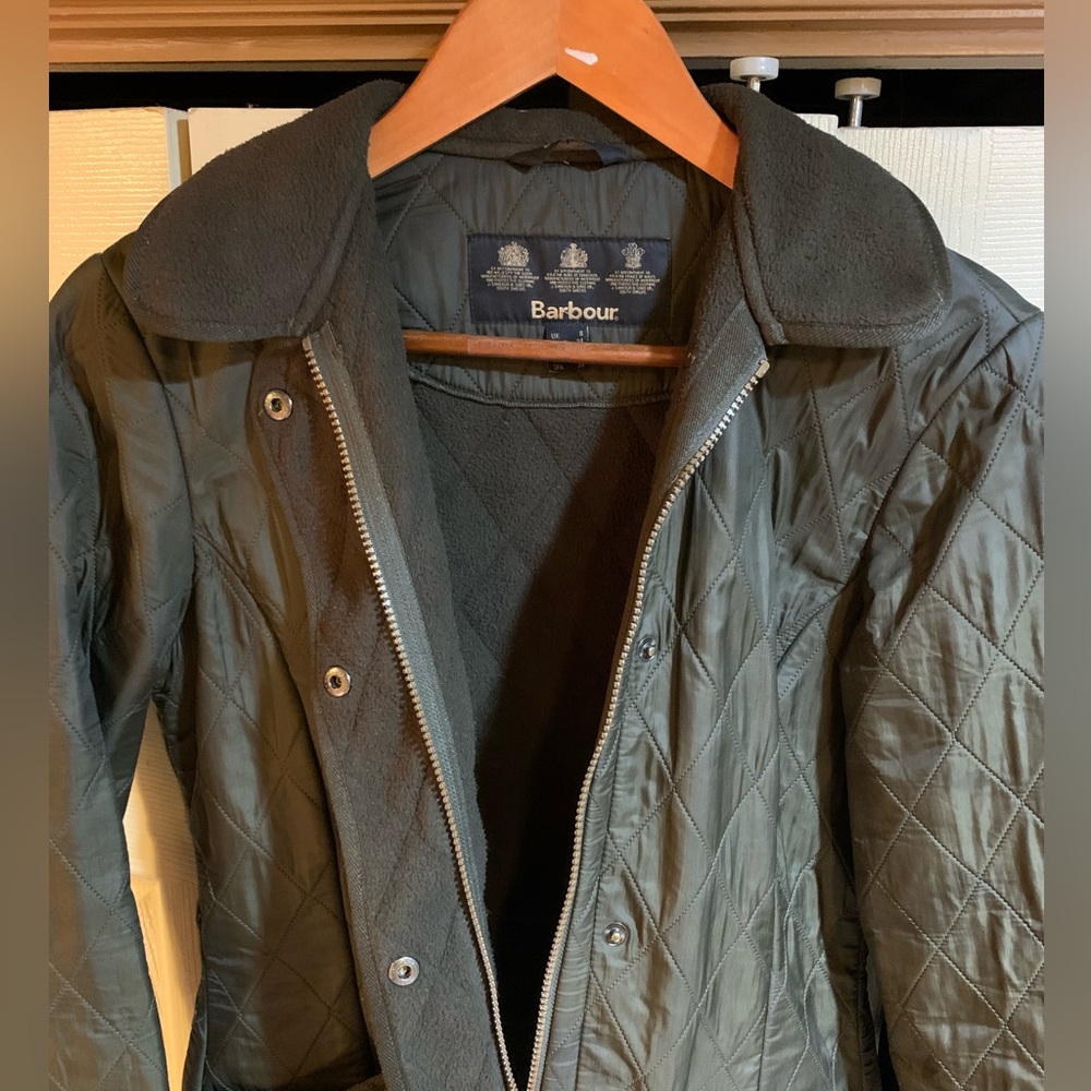 Barbour Polarquilt Jacket Olive Green